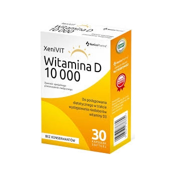 Witamina D3 10 000UI 30 kaps Xenico